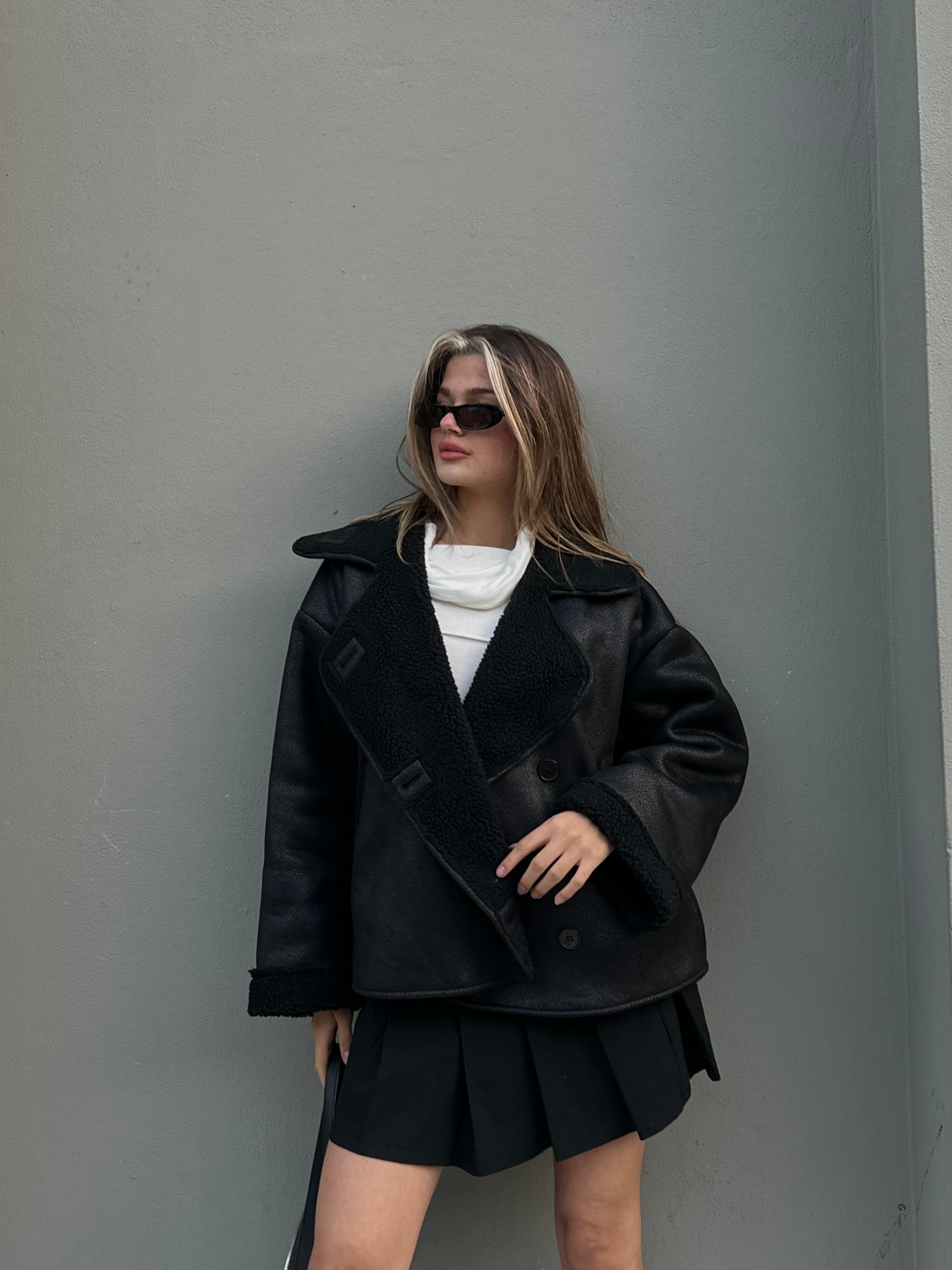 Premium Kaşe Oversize Ceket