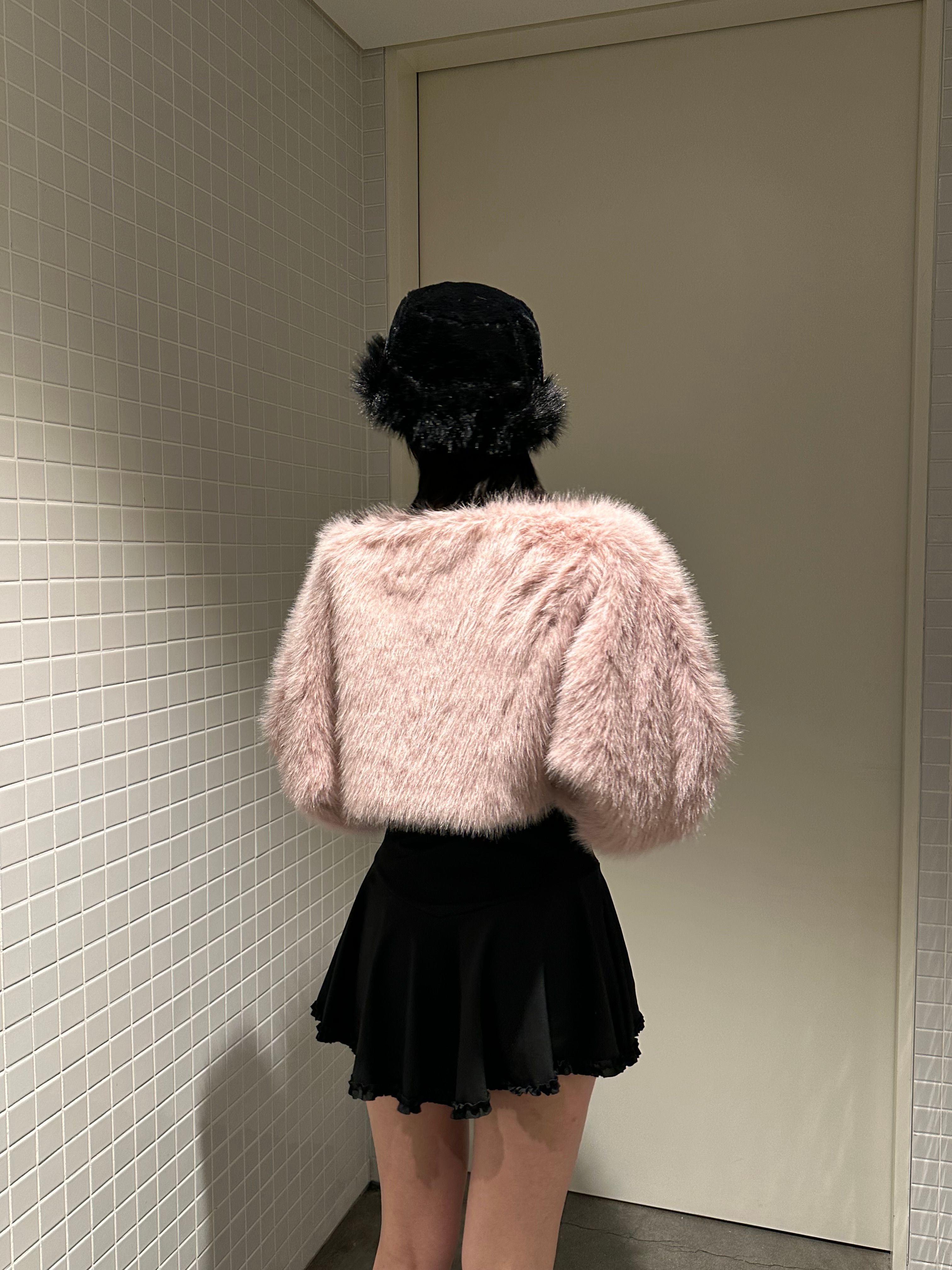 Toz Pembe Kürk Sweat