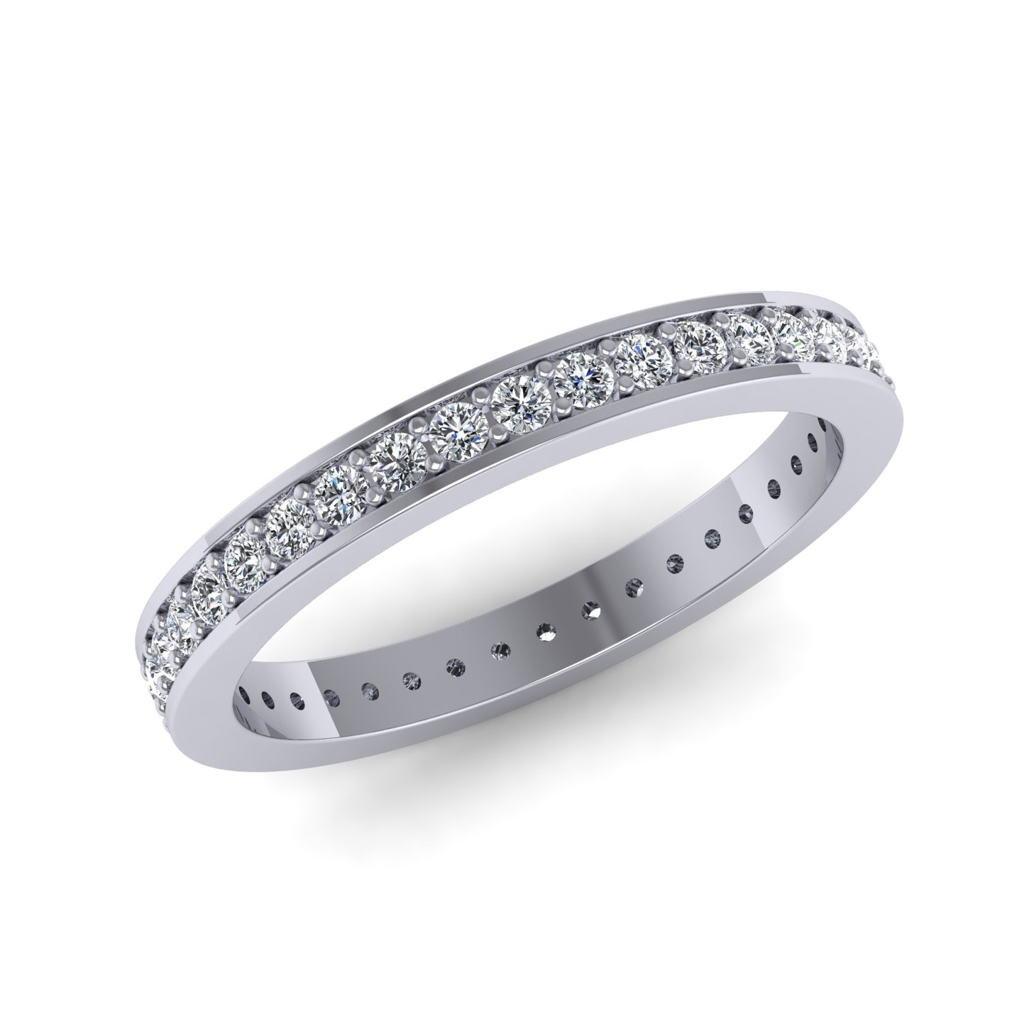 Eternity Ring Round Cut 0.48 CT Delilah