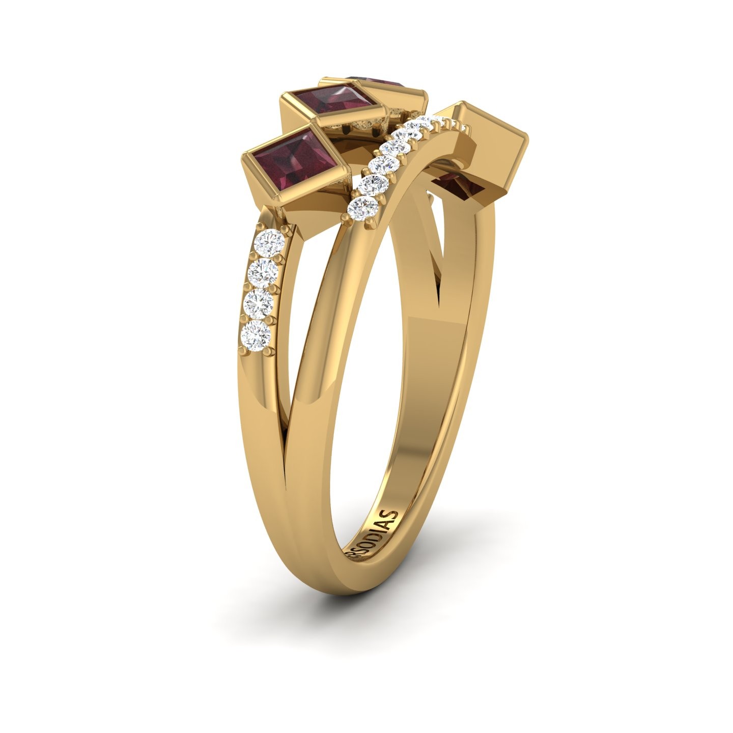 Ring Princess Cut 0.69 CT Carla