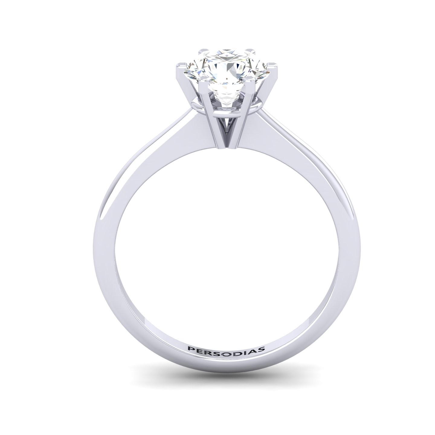 Solitaire Diamond Engagement Ring Round Cut 1.00 CT  HRD Certificate Annabel