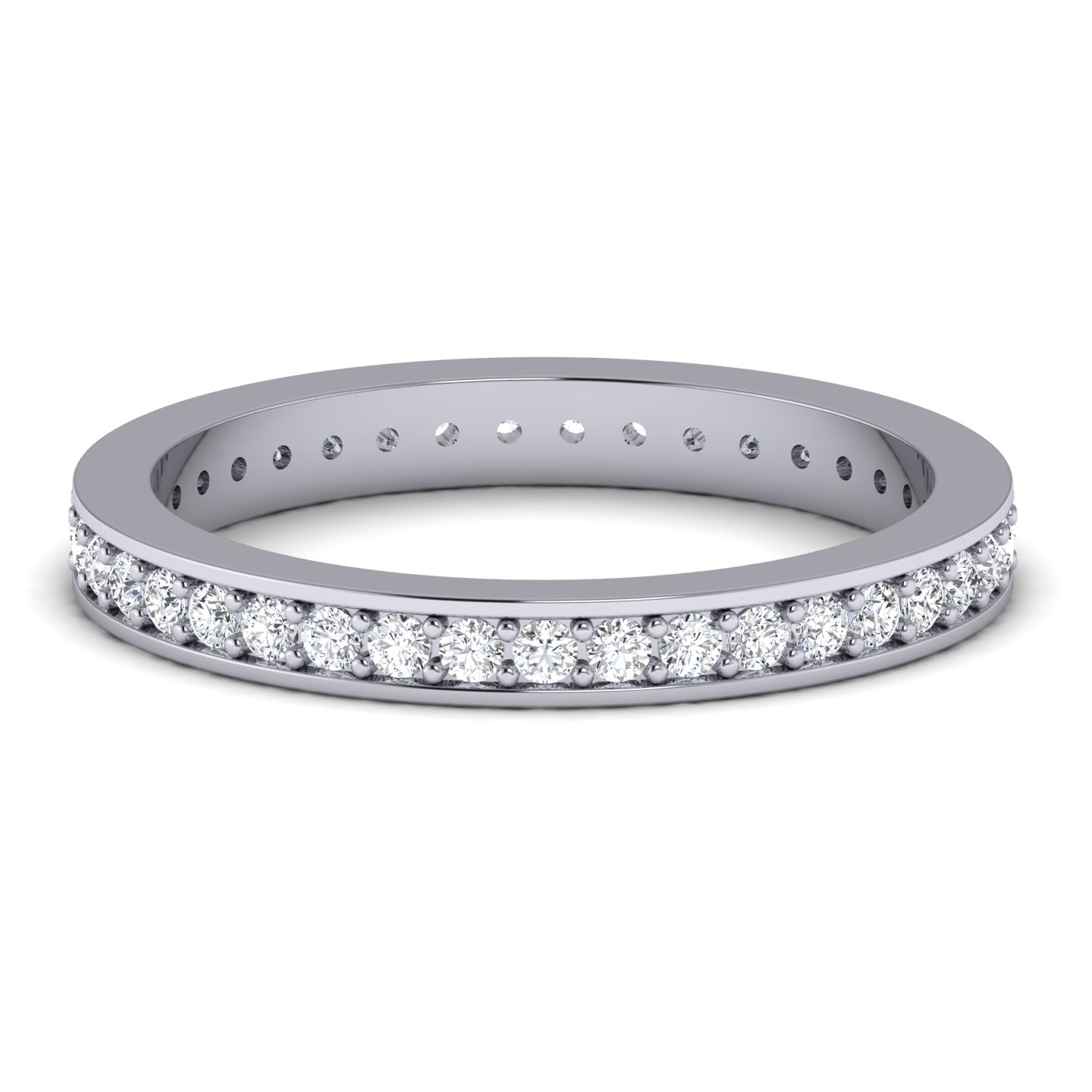 Eternity Ring Round Cut 0.48 CT Delilah