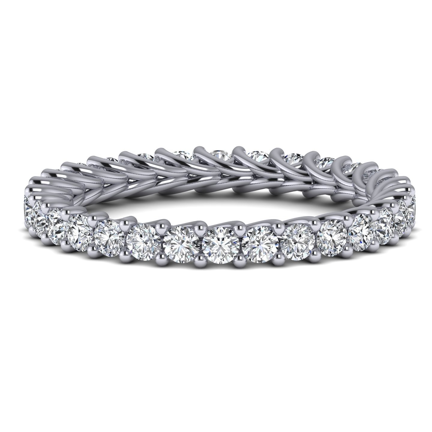 Eternity Ring Round Cut 0.90 CT Gale