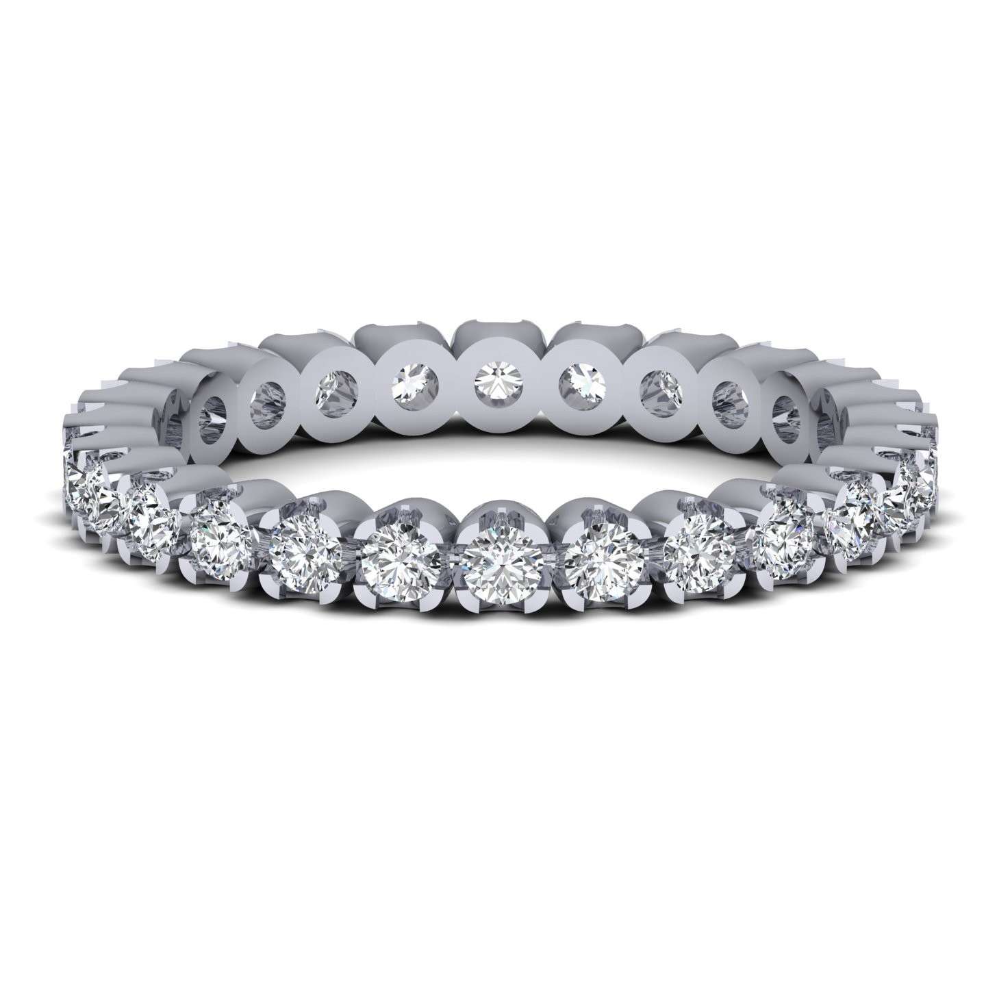 Eternity Ring Round Cut 0.67 CT Irene