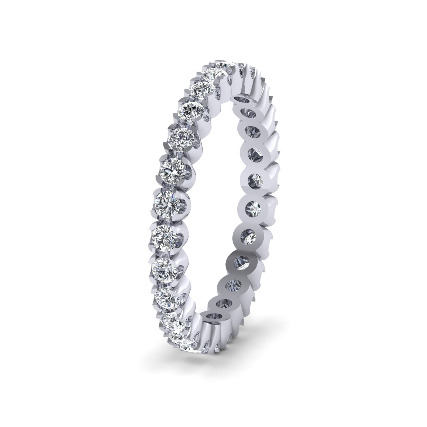 Eternity Ring Round Cut 0.67 CT Irene