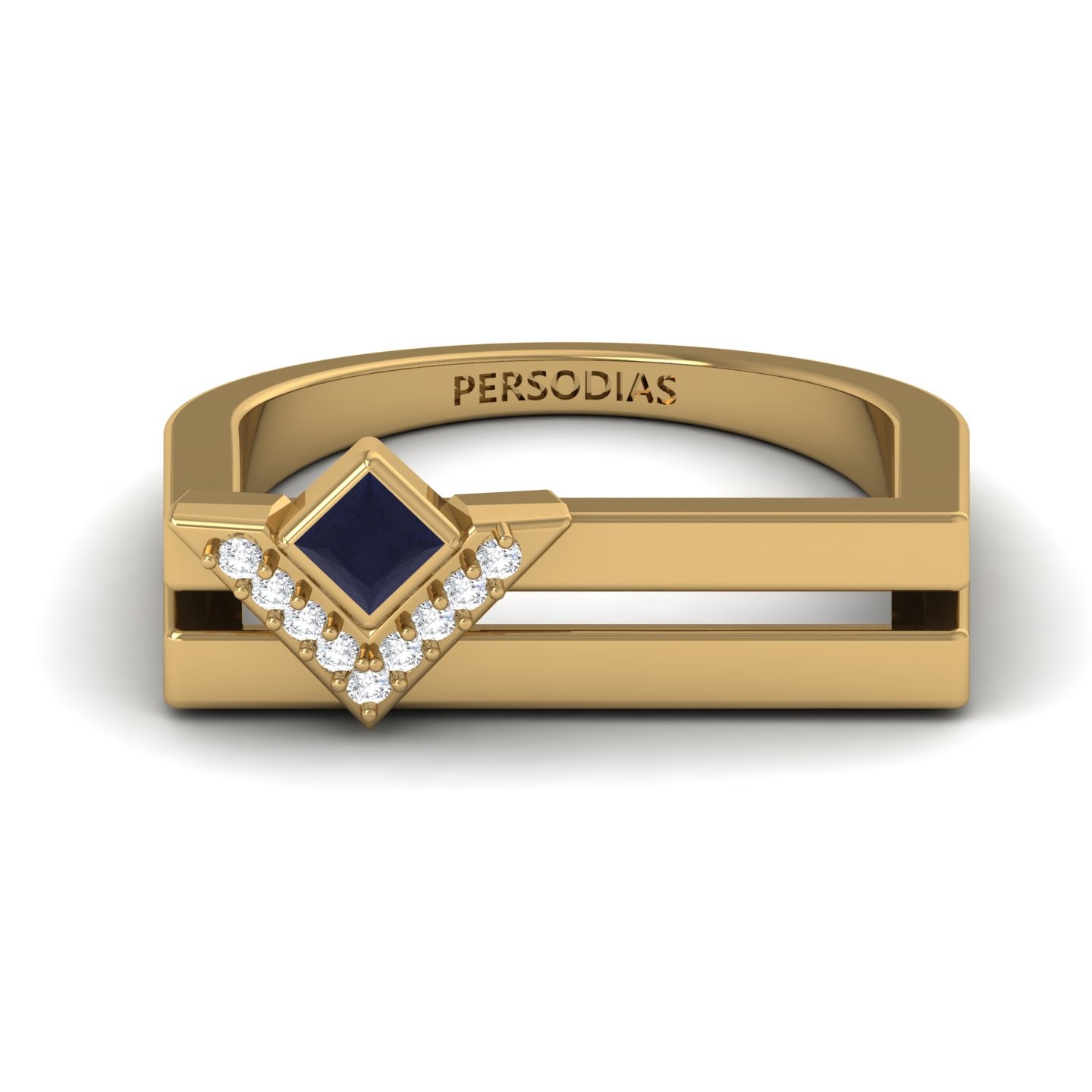 Ring Princess Cut 0.21 CT Aden