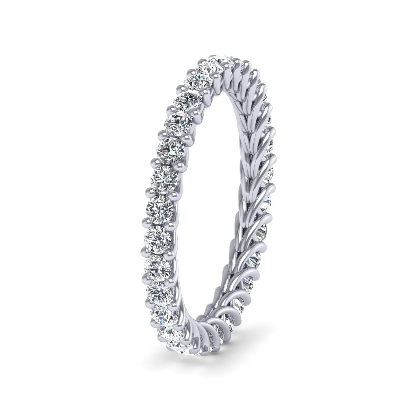 Eternity Ring Round Cut 0.90 CT Gale