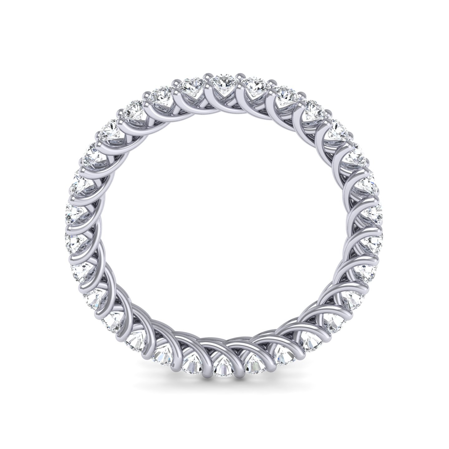 Eternity Ring Round Cut 0.90 CT Gale