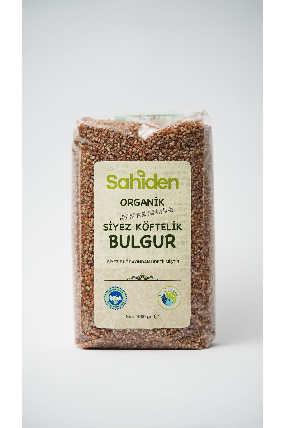 ORGANİK SİYEZ KÖFTELİK BULGUR - 1 KG