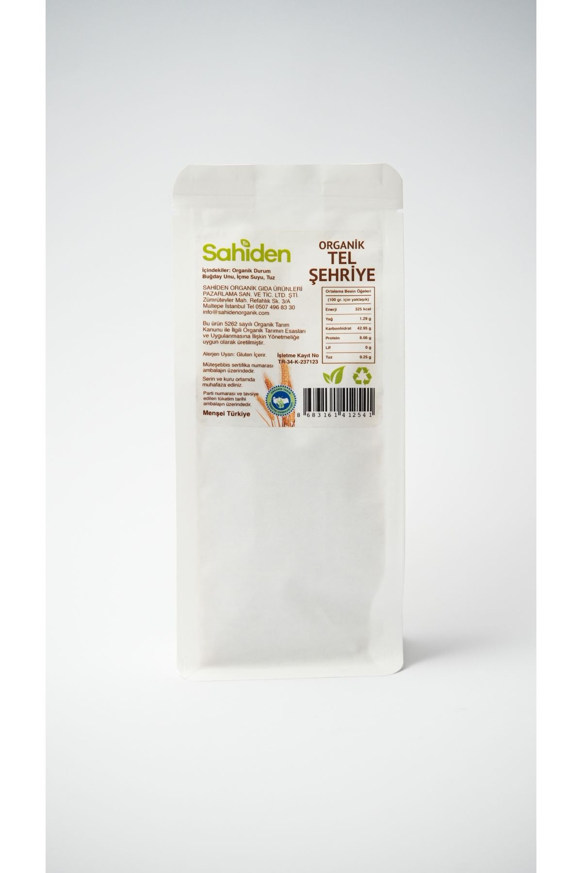 Organik Tel Şehriye - 300 gr