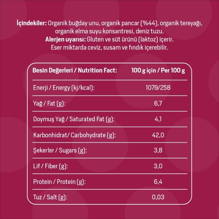 Organik Pancarlı Cips 55 g