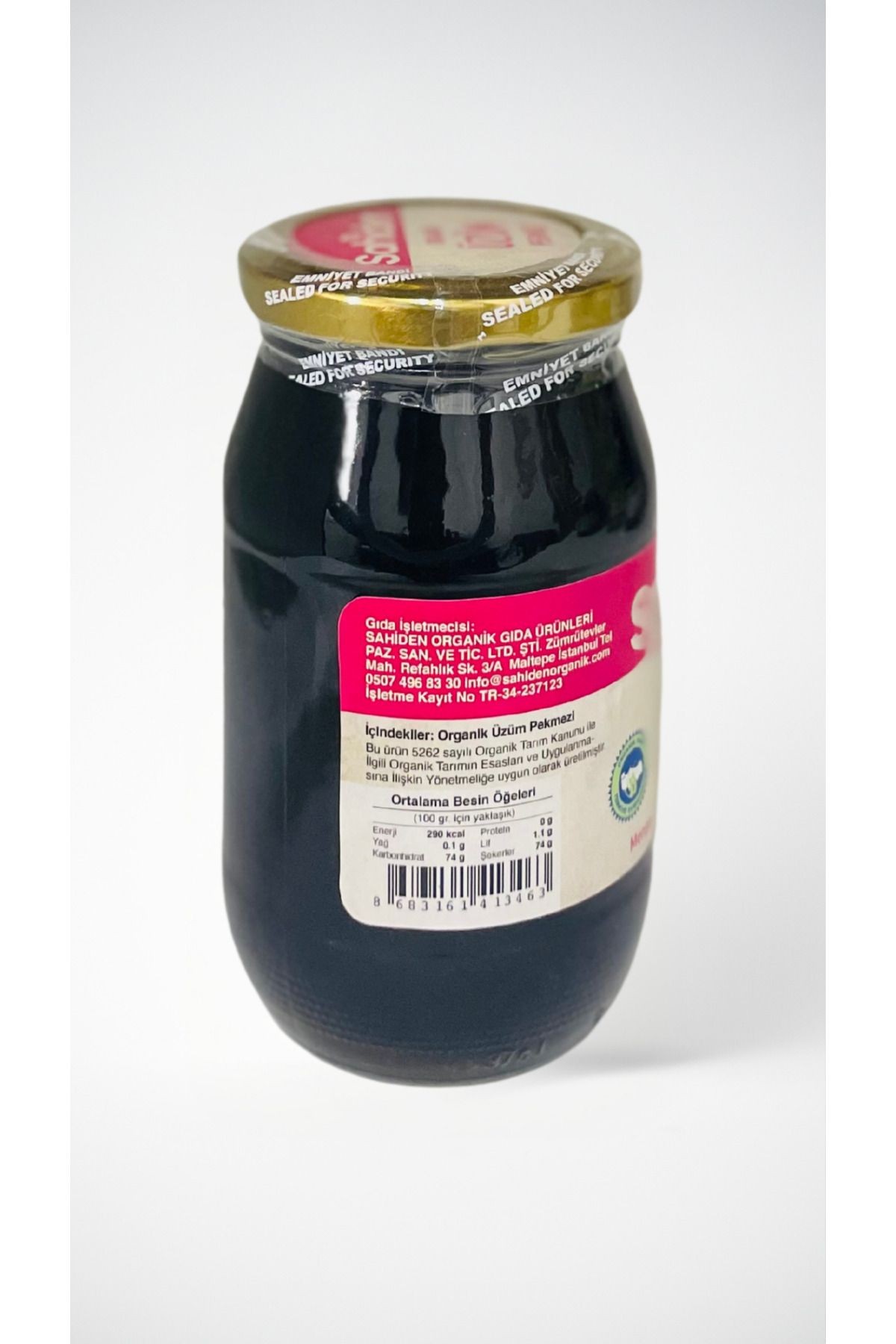 ORGANİK ÜZÜM PEKMEZİ - 450 gr