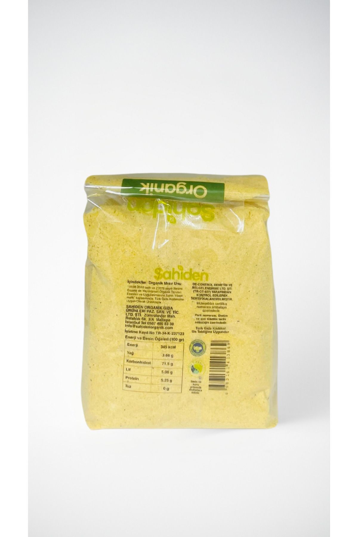 ORGANİK MISIR UNU - 500 GR