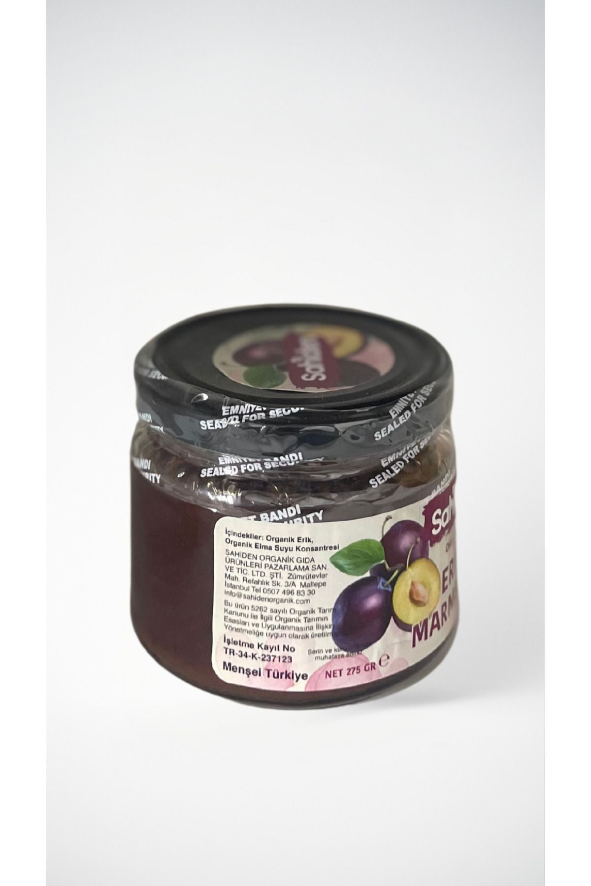 ORGANİK ERİK MARMELATI - 275 GR