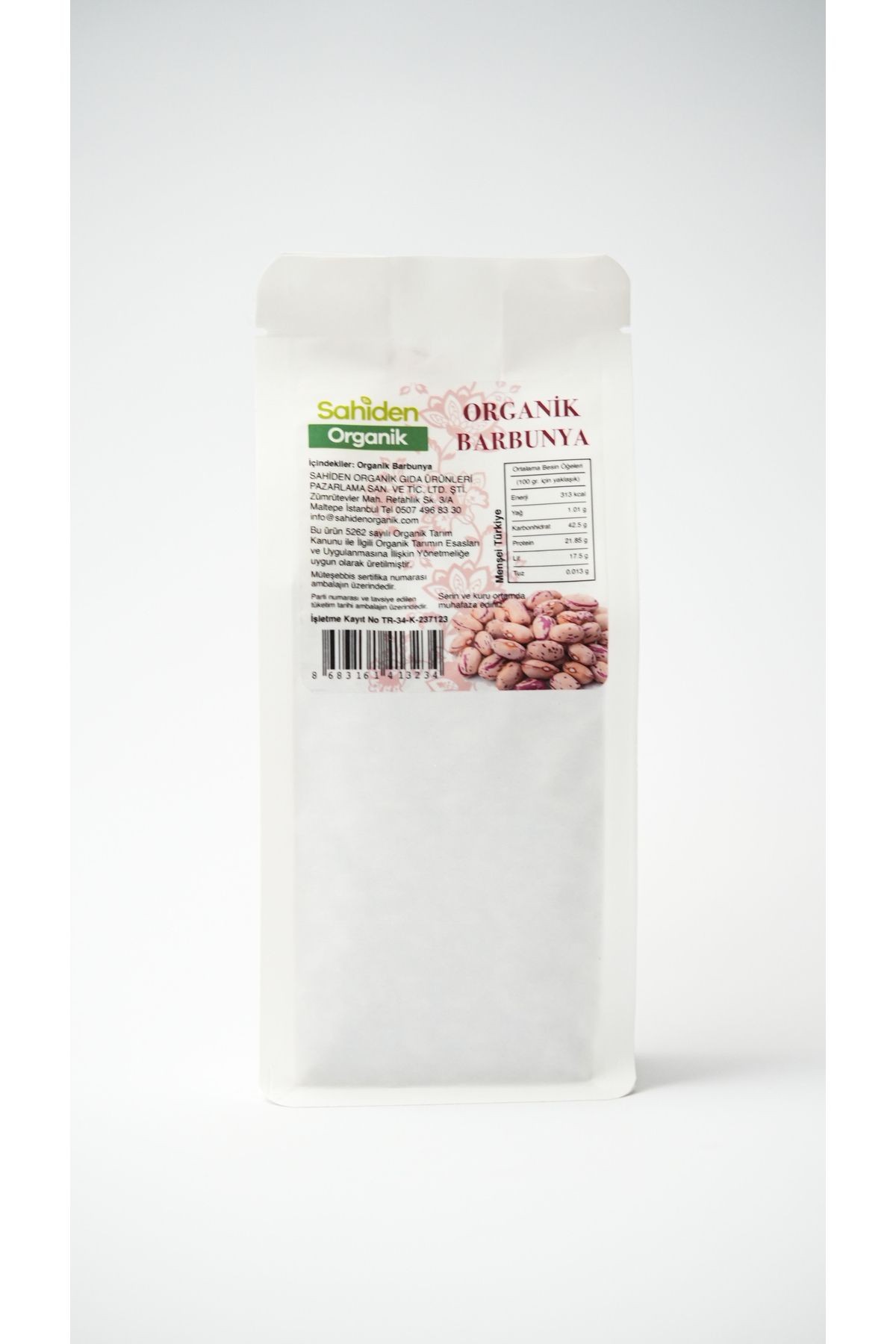 ORGANİK BARBUNYA - 500 GR