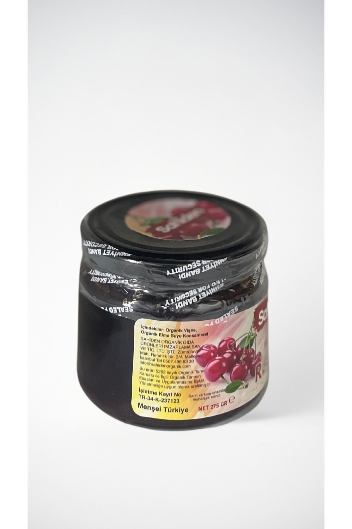 ORGANİK VİŞNE REÇELİ - 275 GR