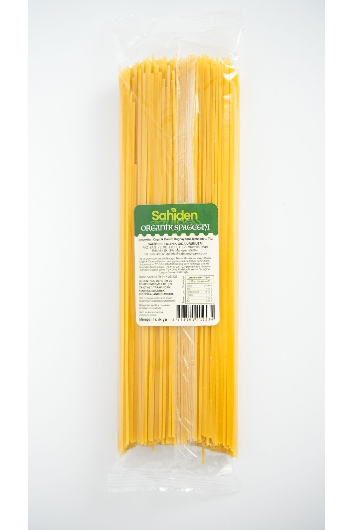 ORGANİK SPAGETTİ MAKARNA