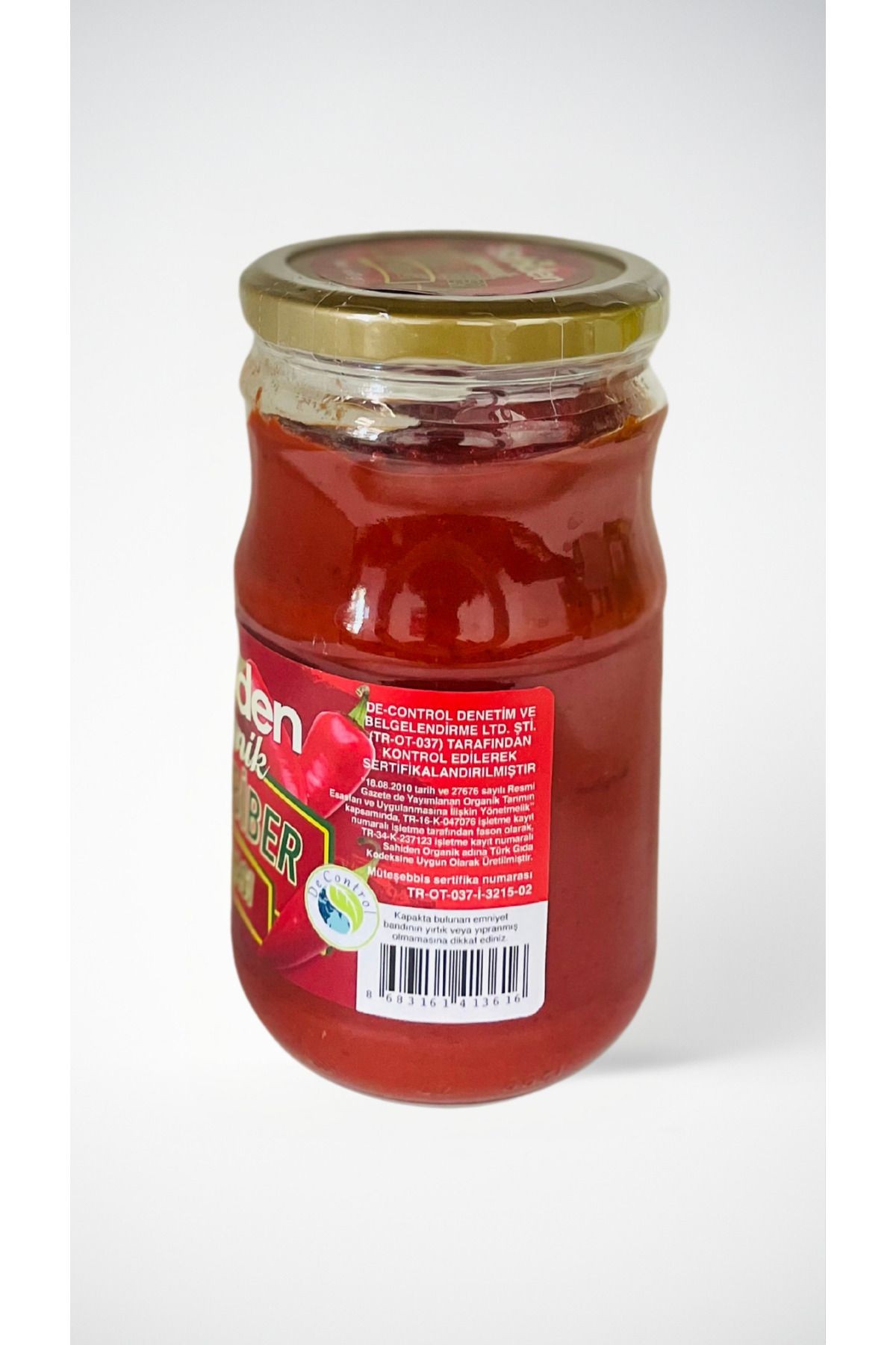 ORGANİK TATLI BİBER SALÇASI - 660 GR