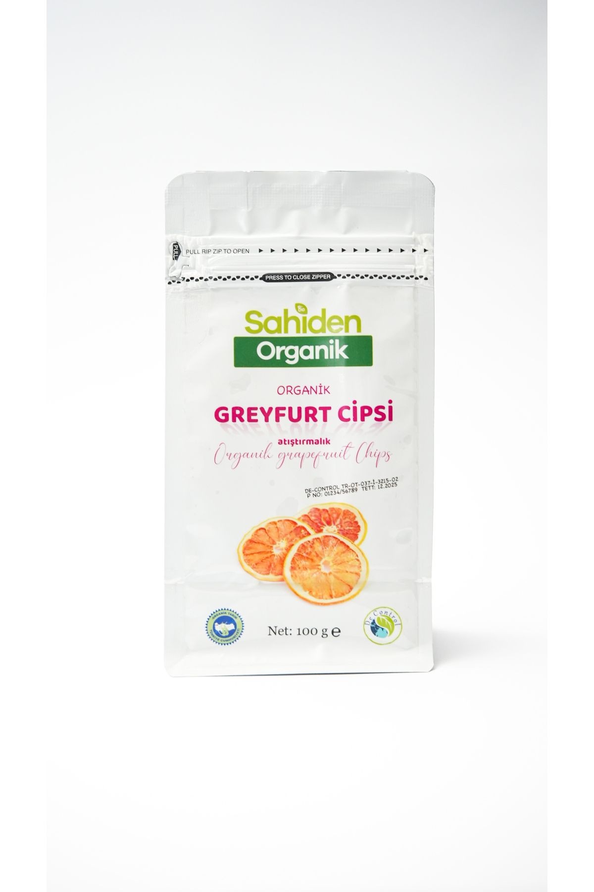 ORGANİK GREYFURT CİPSİ - 100 GR