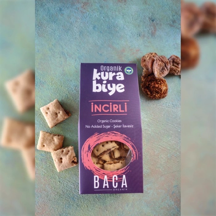 Organik İncirli Kurabiye 55 g