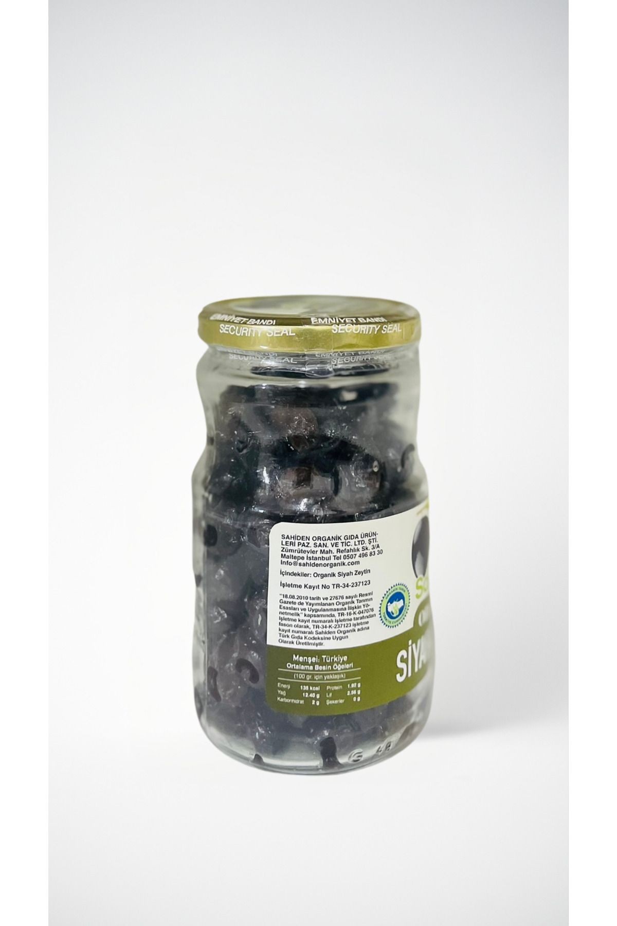 ORGANİK SİYAH ZEYTİN - 400 GR