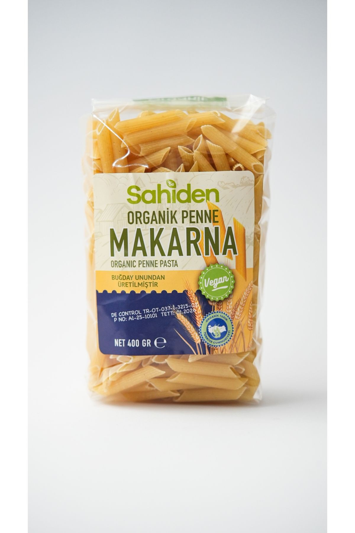 Organik Penne Sade Makarna - 400 gr