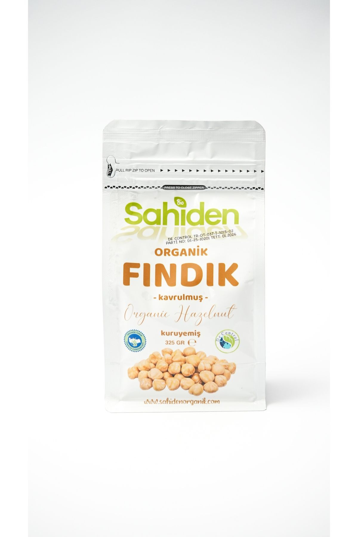 ORGANİK KAVRULMUŞ FINDIK - 325 GR