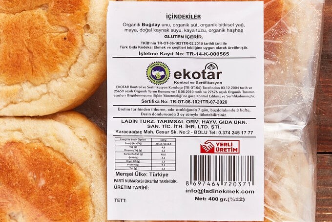 Hamburger Ekmeği 400GR