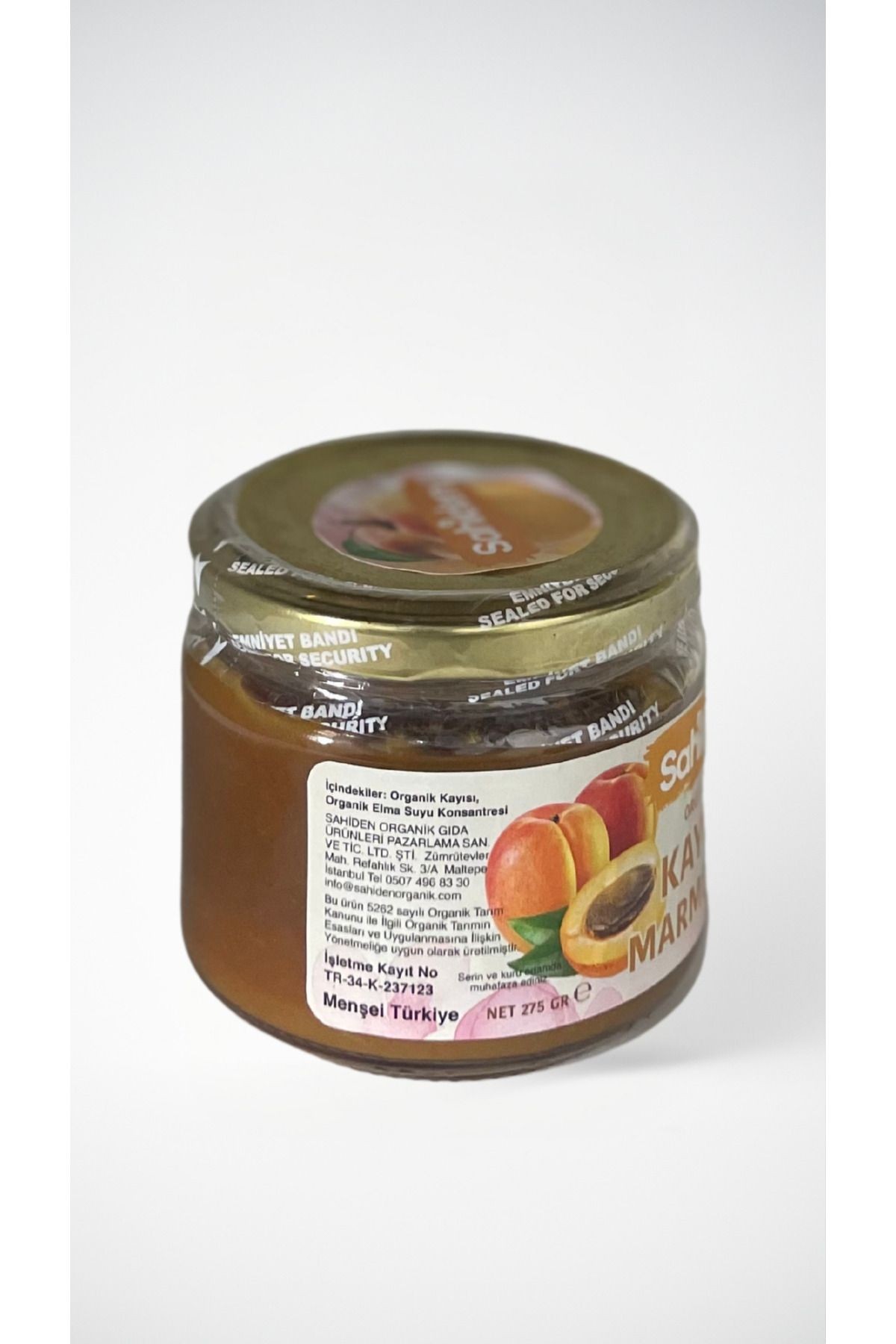 ORGANİK KAYISI MARMELATI - 275 GR