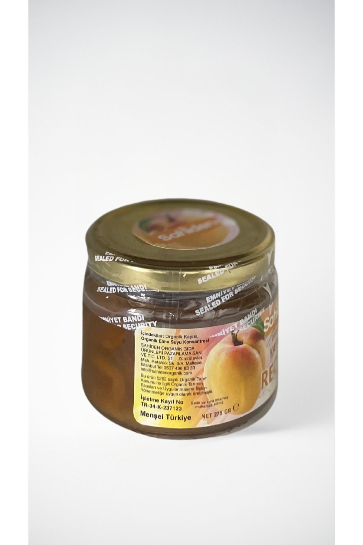 ORGANİK KAYISI REÇELİ - 275 GR