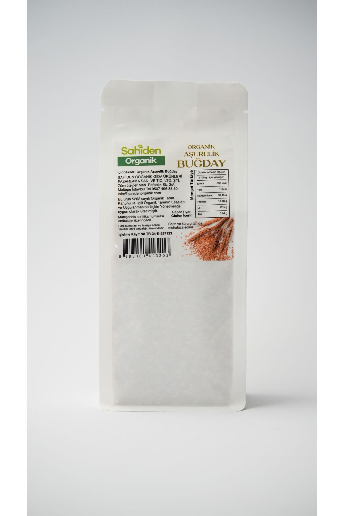 ORGANİK AŞURELİK BUĞDAY - 500 GR