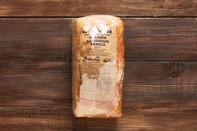 Organik Ekşi Mayalı Sarı Somun Ekmeği 500GR