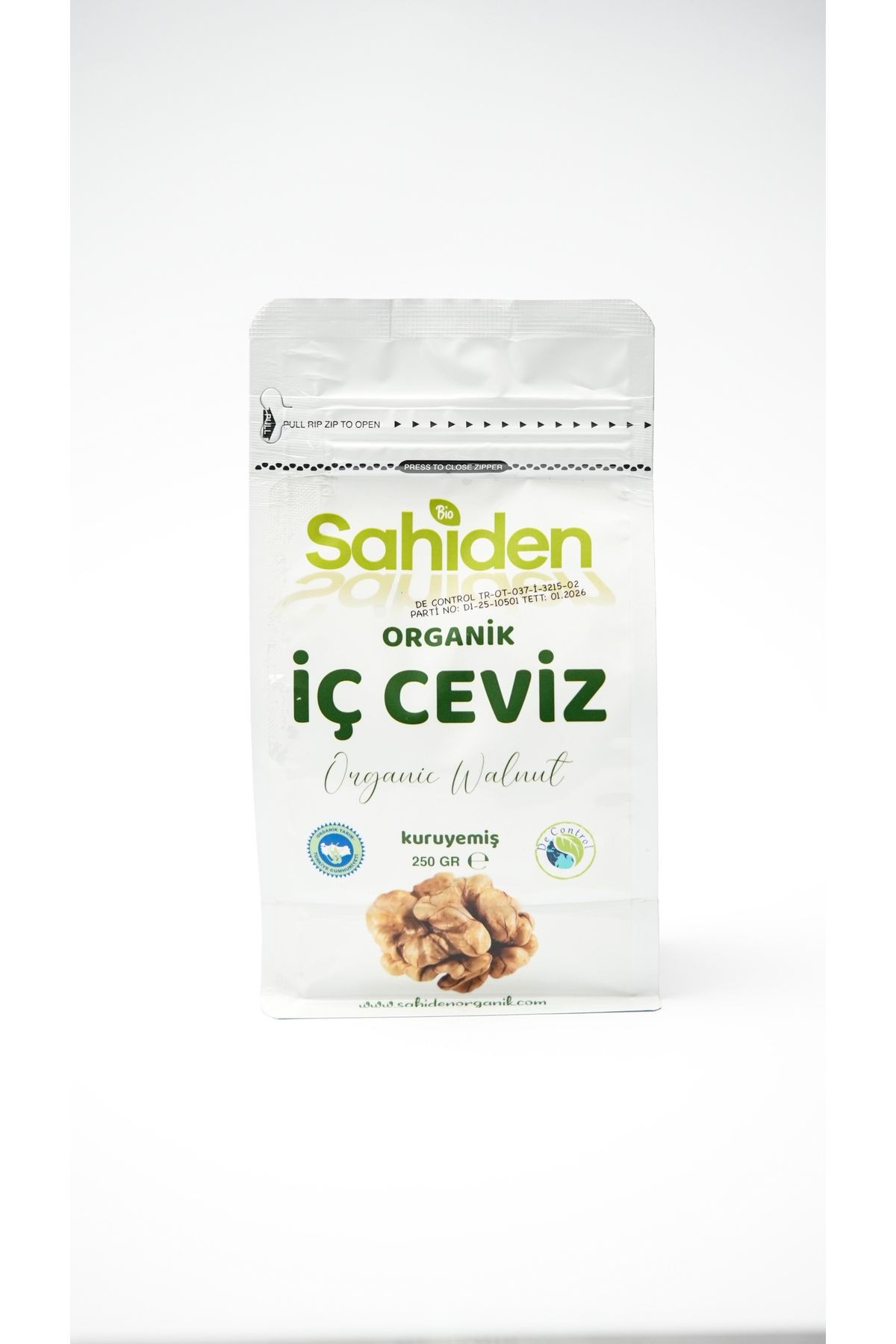 ORGANİK İÇ CEVİZ - 250 GR