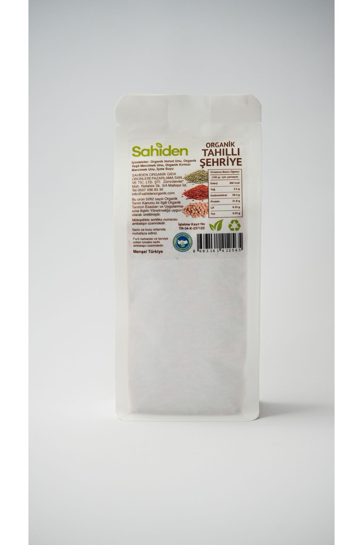 ORGANİK ARPA ŞEHRİYE TAHILLI - BAKLİYAT - 400 GR