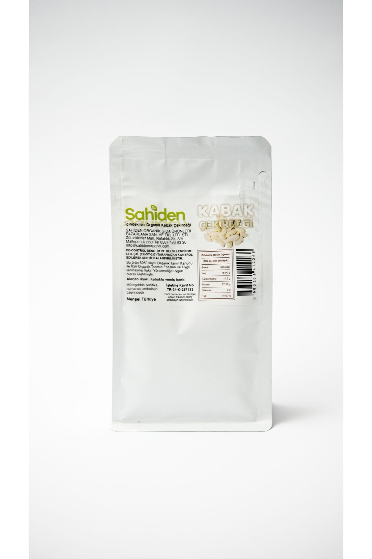 ORGANİK KABAK ÇEKİRDEĞİ - 200 GR