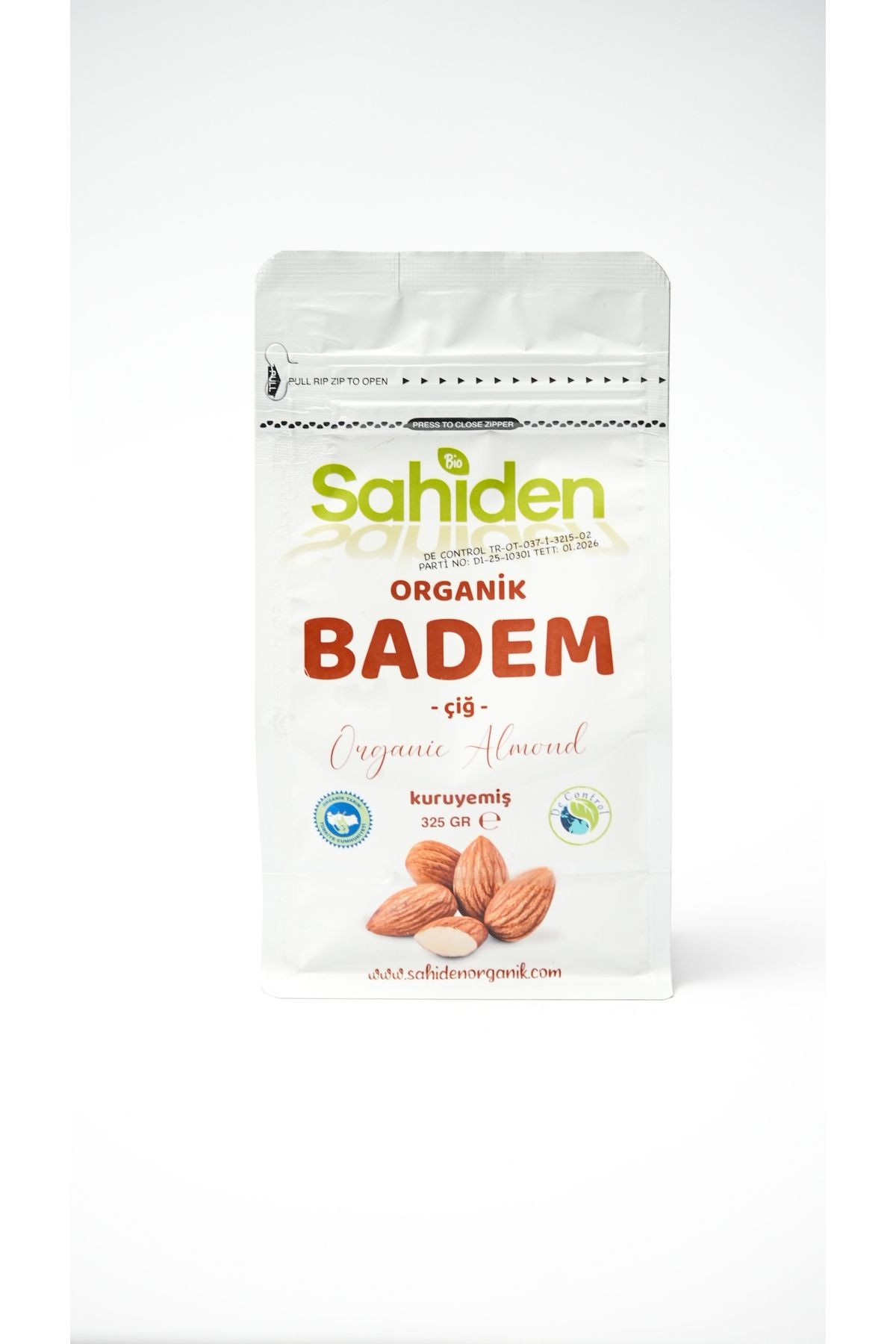 ORGANİK ÇİĞ BADEM - 325 GR
