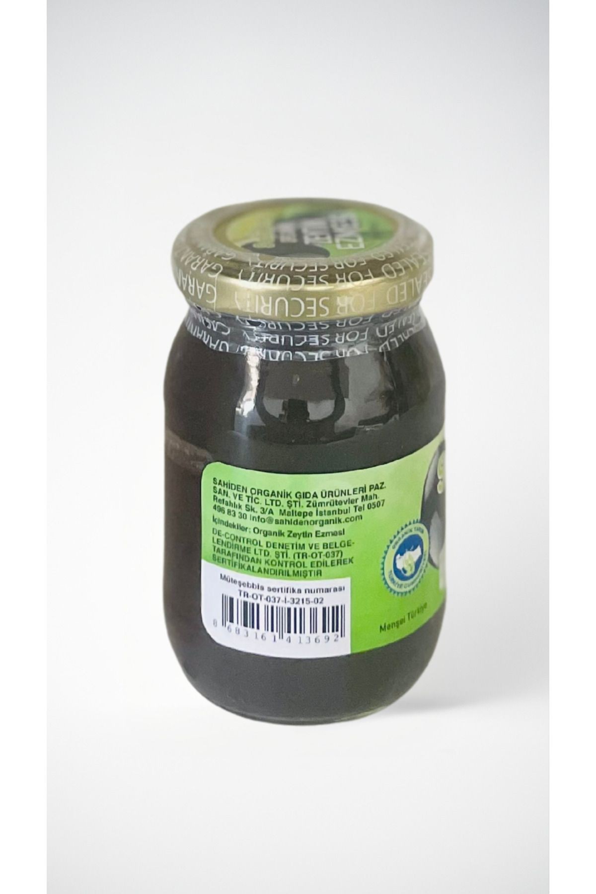 ORGANİK SİYAH ZEYTİN EZMESİ - 180 GR