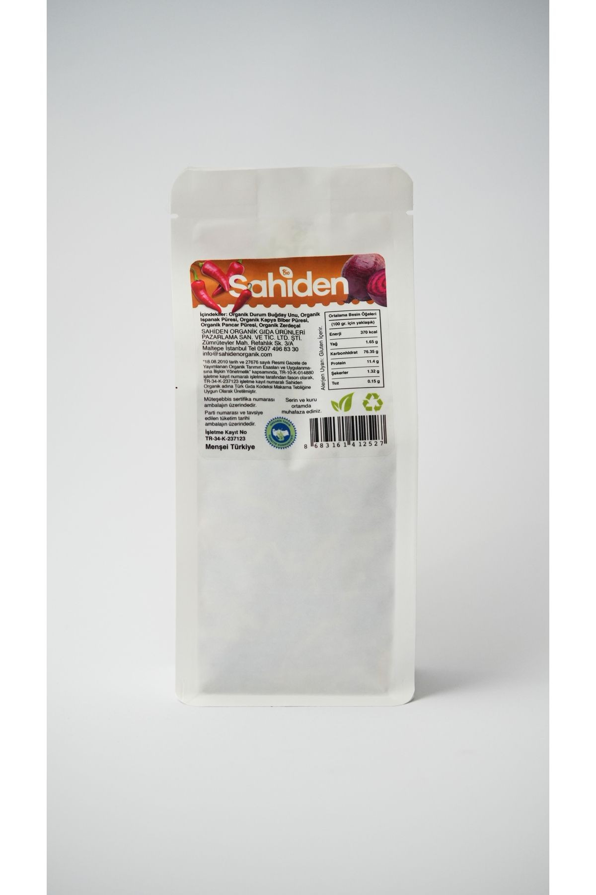 Organik Sebzeli Bebek Dirsek Makarnası - 350 gr