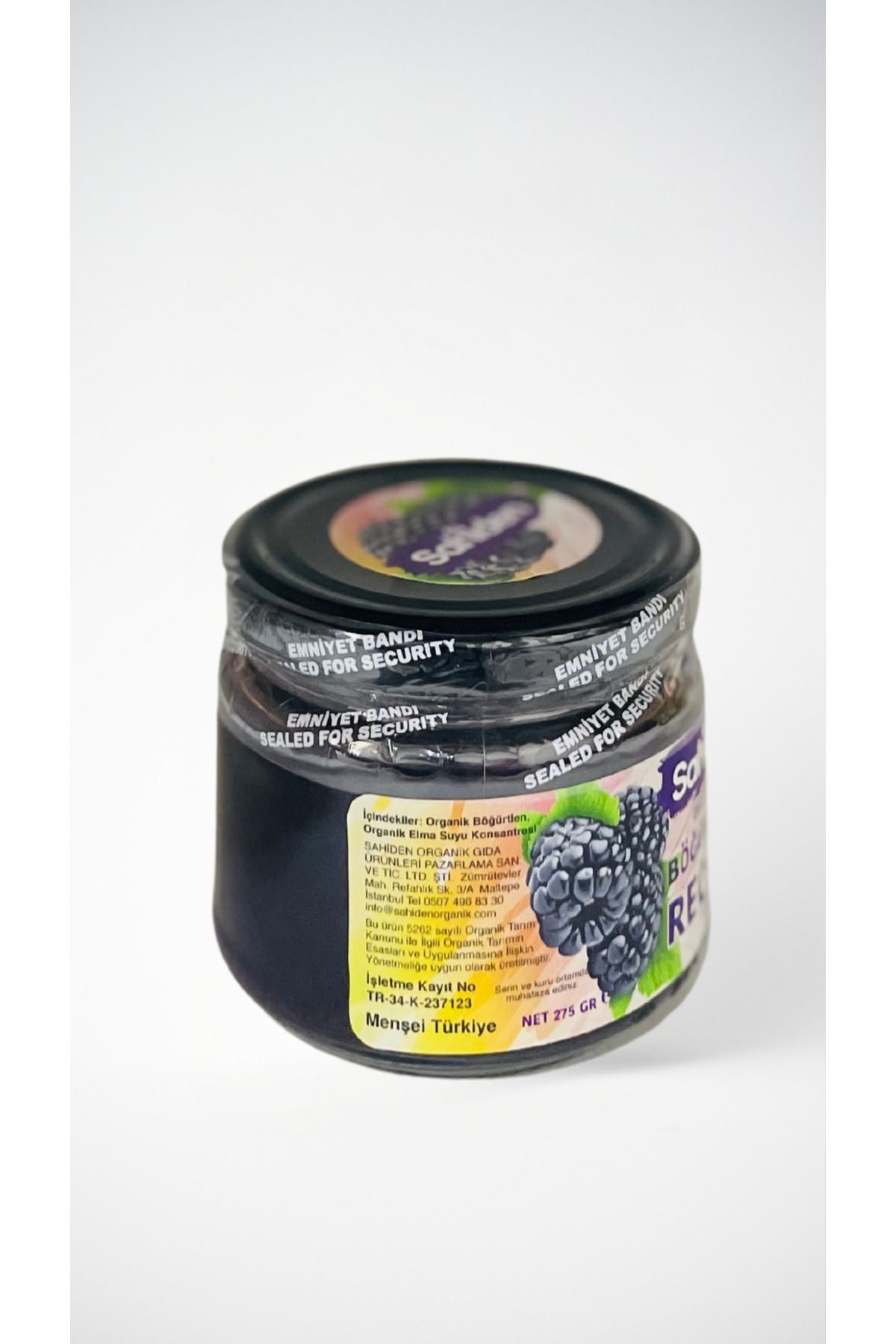 ORGANİK BÖĞÜRTLEN REÇELİ - 275 GR