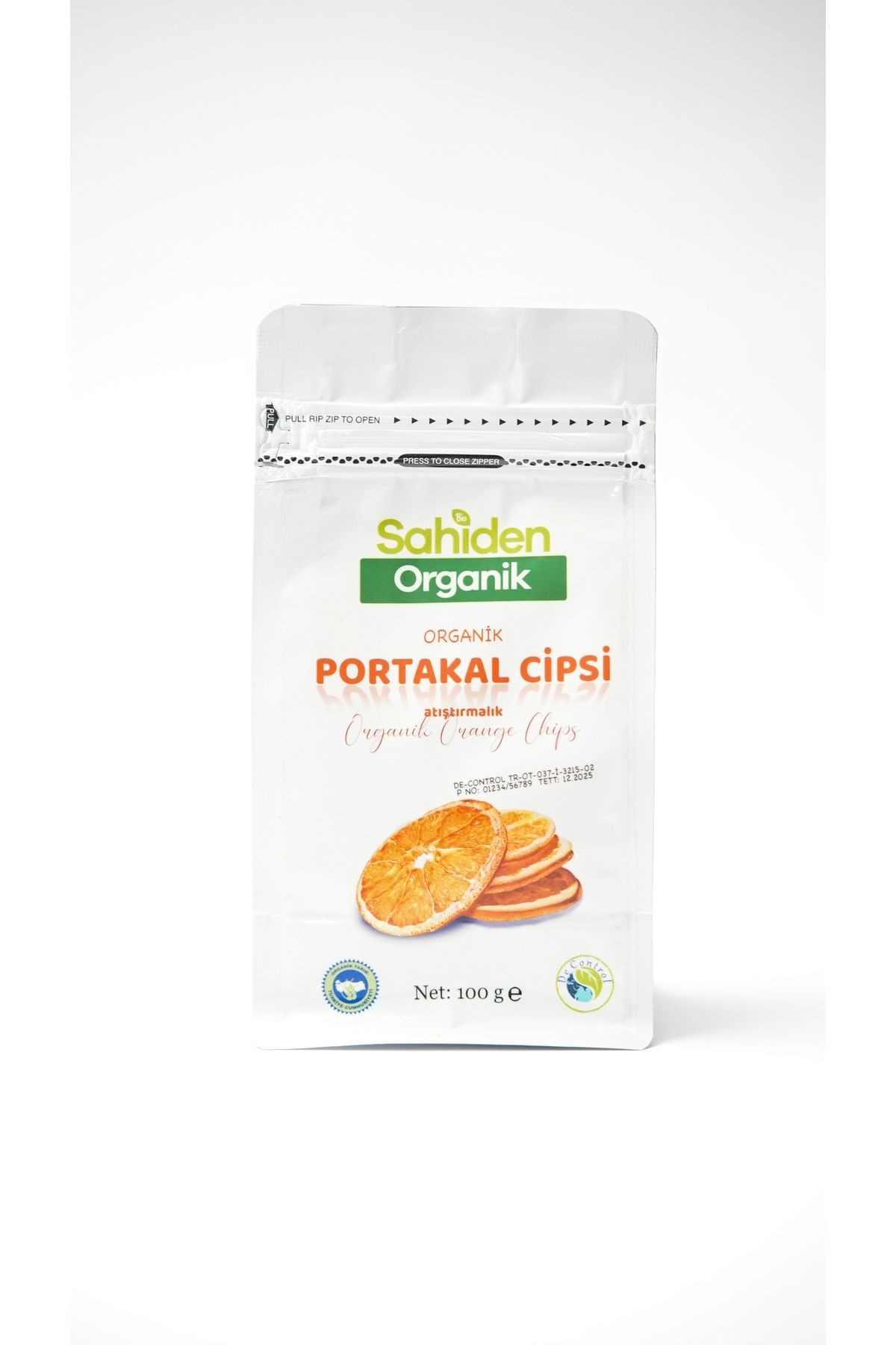 ORGANİK PORTAKAL CİPSİ - 100 GR