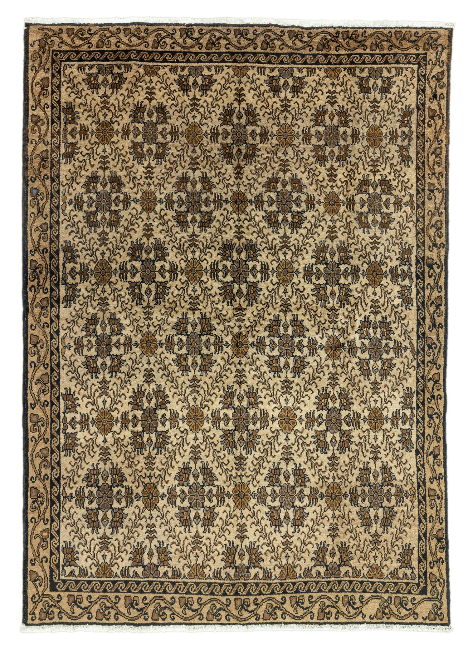 Fayra El Dokuma Kahverengi Halı 179x254 cm