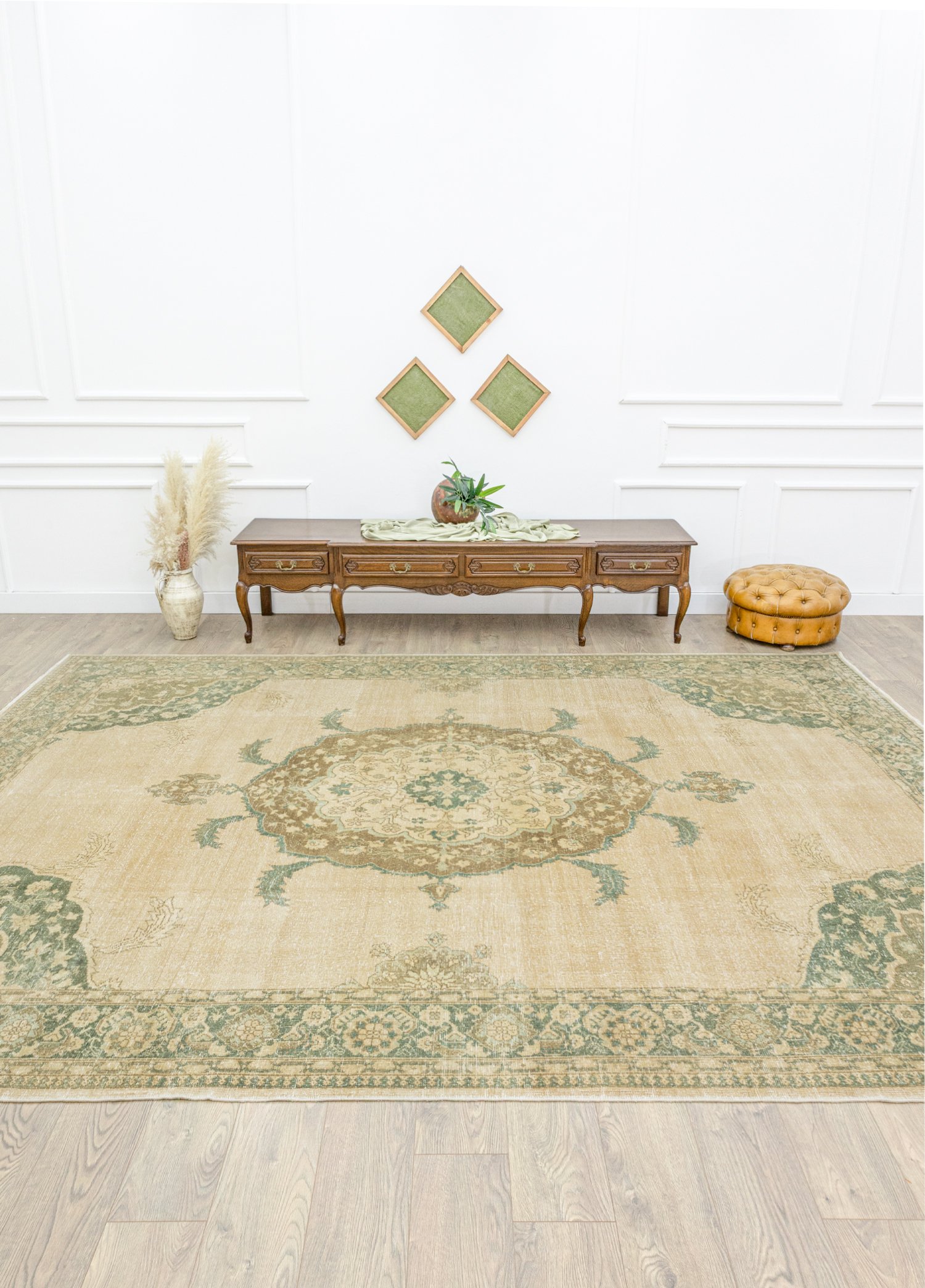 Bangu Vintage El Dokuma Isparta Halısı 280x387 cm