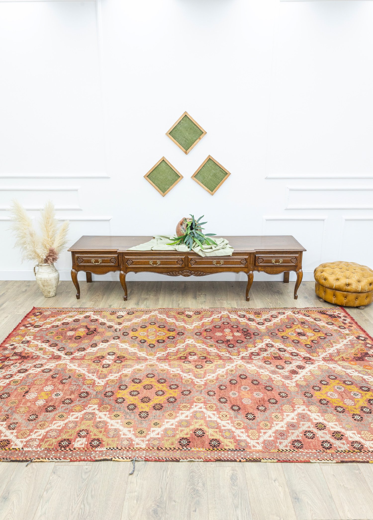 Hamed Double Wings Hand-Woven Cicim Kilim 182x297 cm