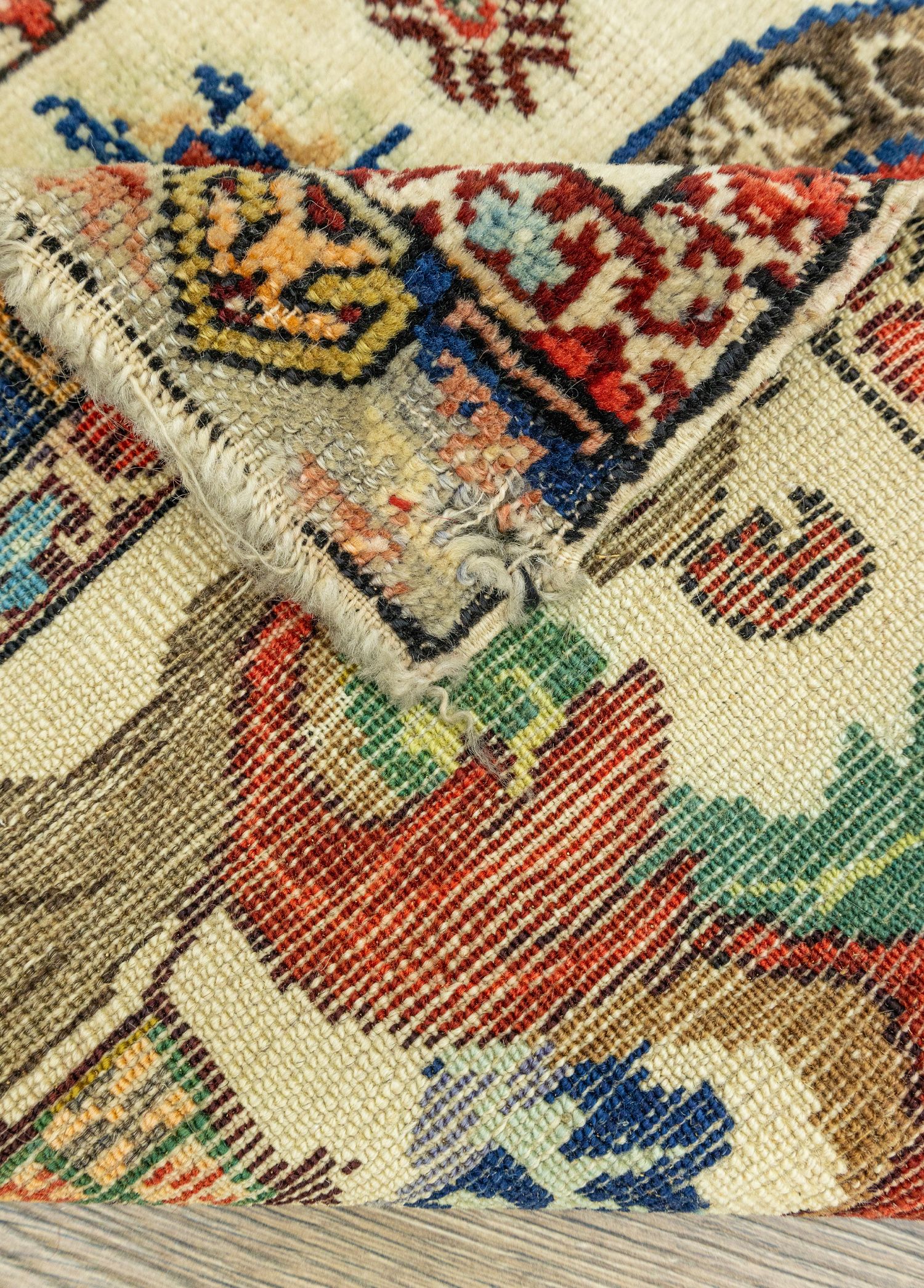 Konya, Ladik Hand-Woven Small Antique Rug