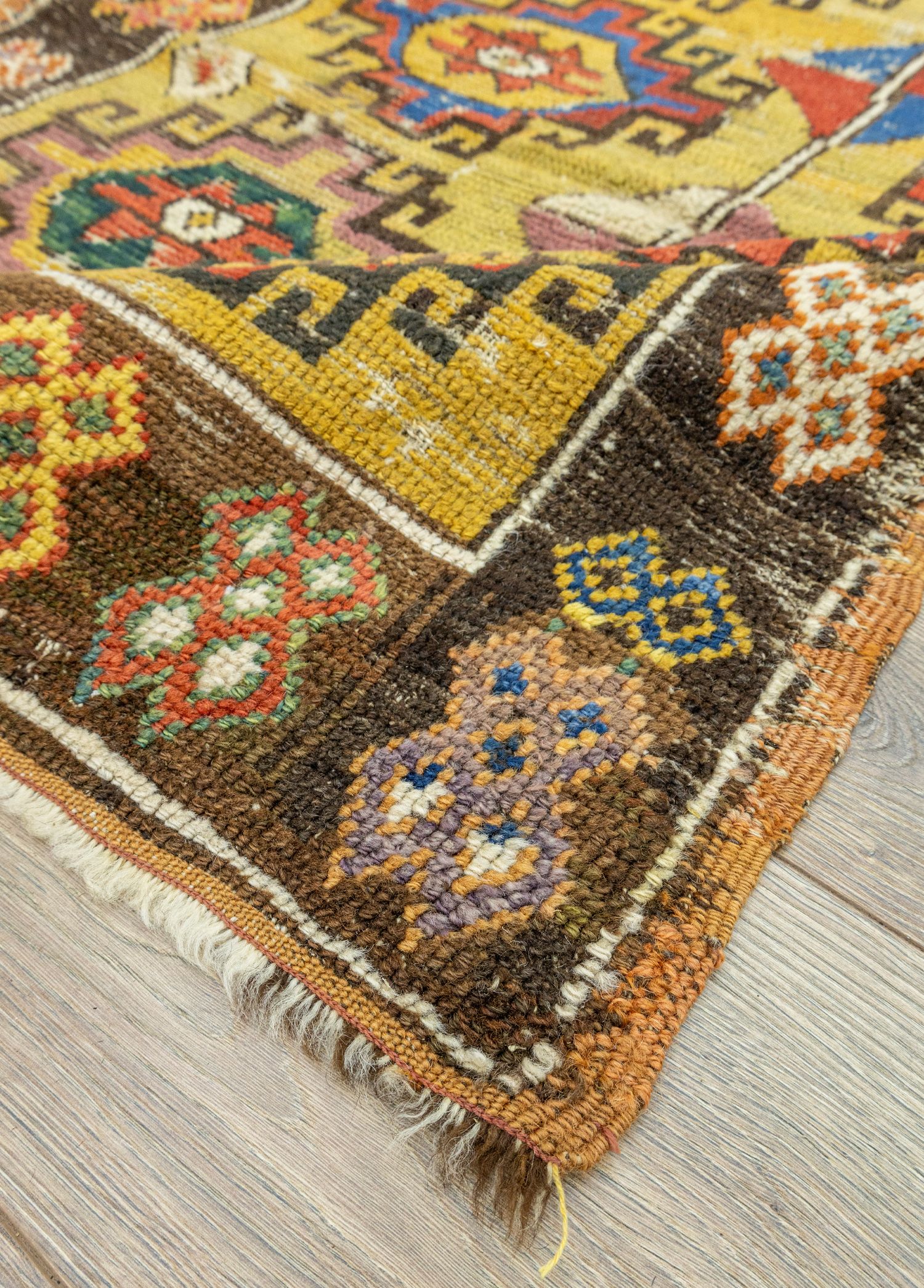 Nevşehir, Cappadocia Hand-Woven Antique Rug 98x140 cm