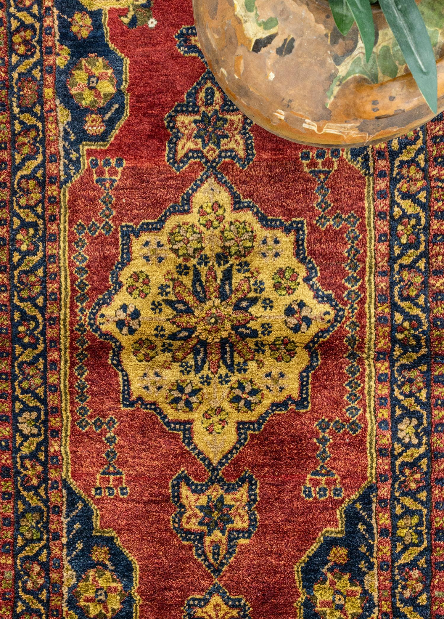 Konya, Taşpınar Antique Small Rug 55x132 cm