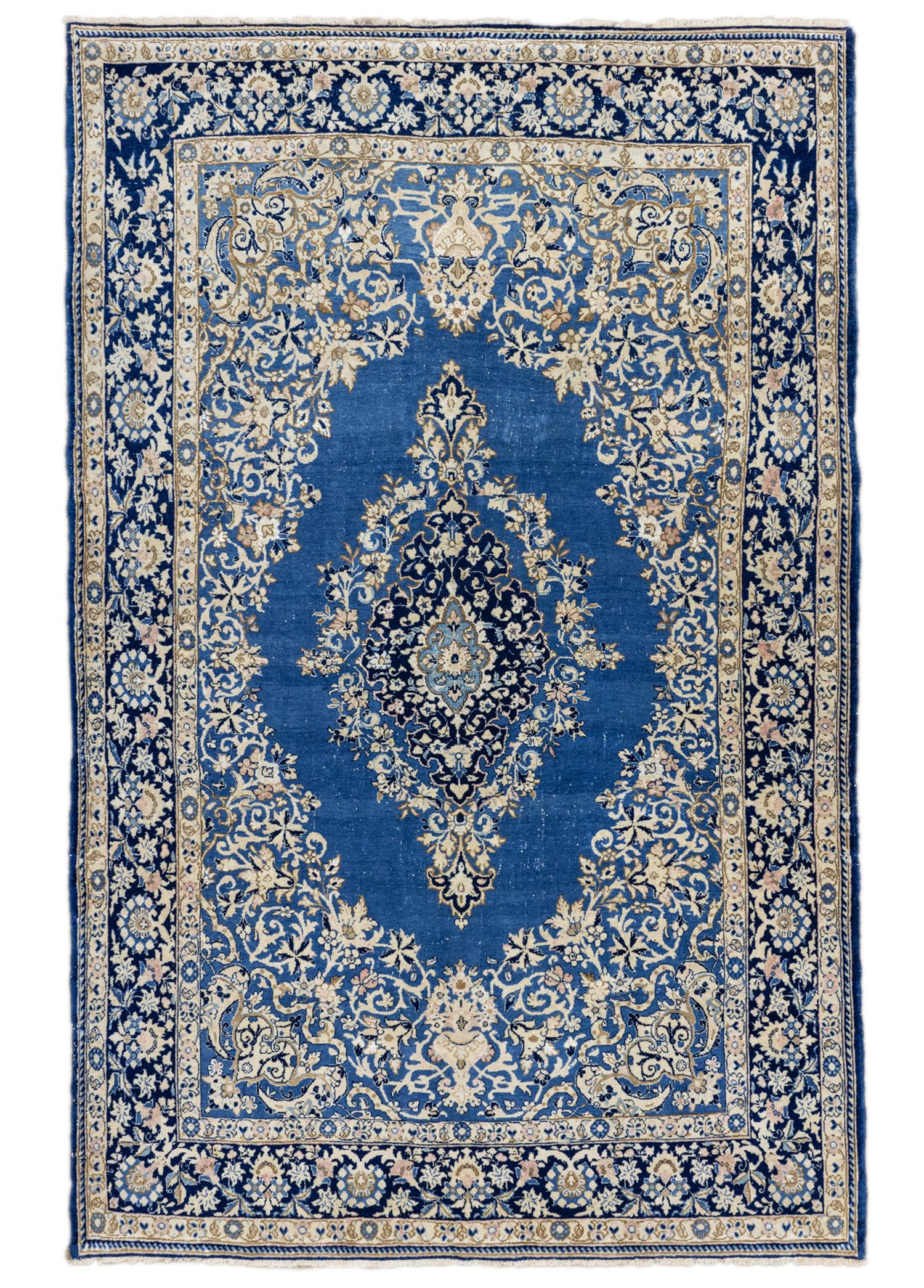  Alvand Medallion Patterned Handwoven Persian Carpet 157x246 cm