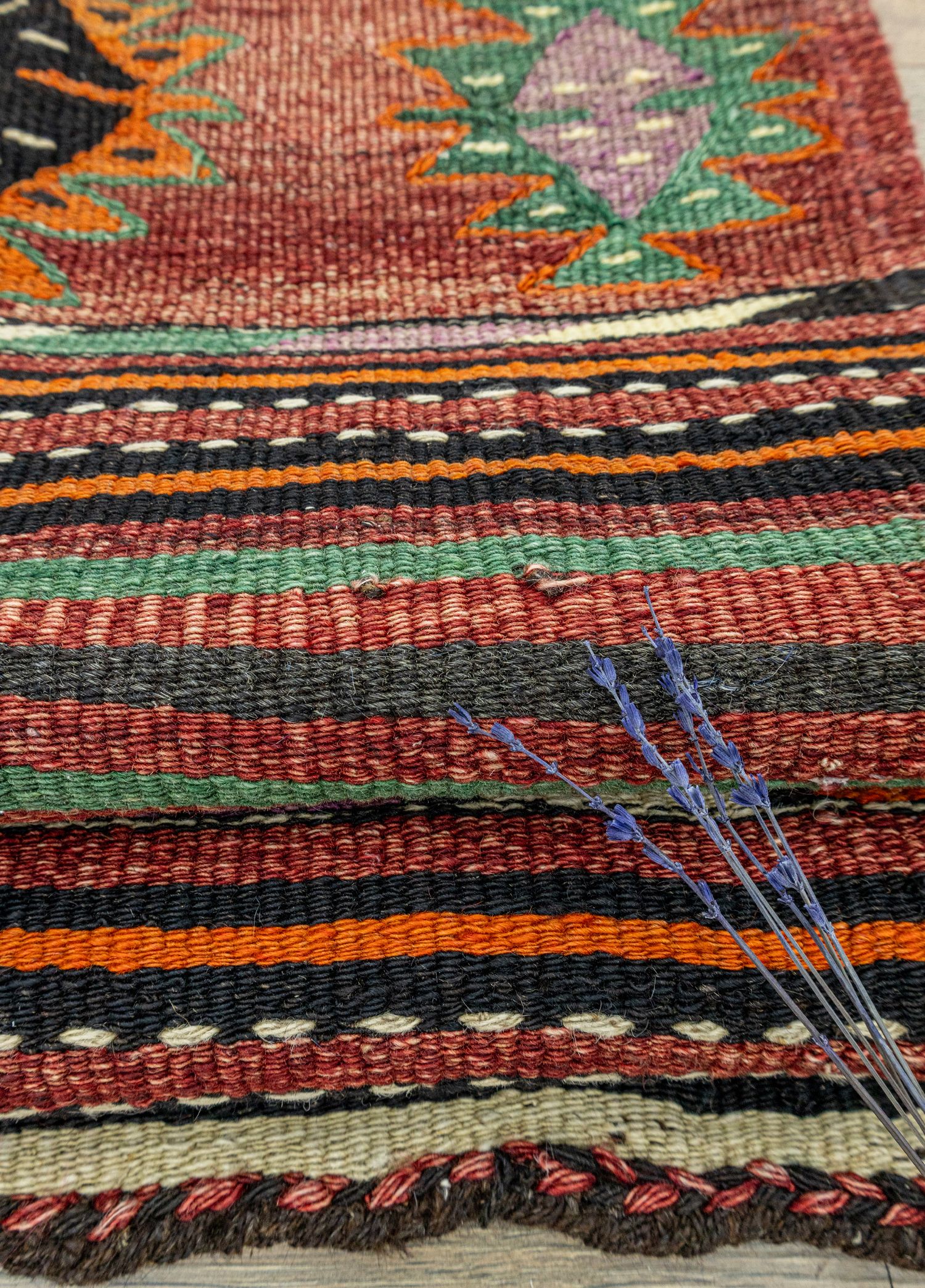 Alaz Etnik Desenli El Dokuma Kilim 145x236 cm