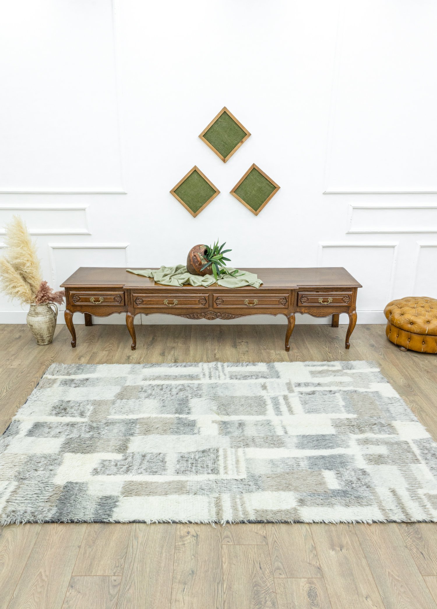 Natura Handwoven Abstract Pattern Rug 150x238 cm