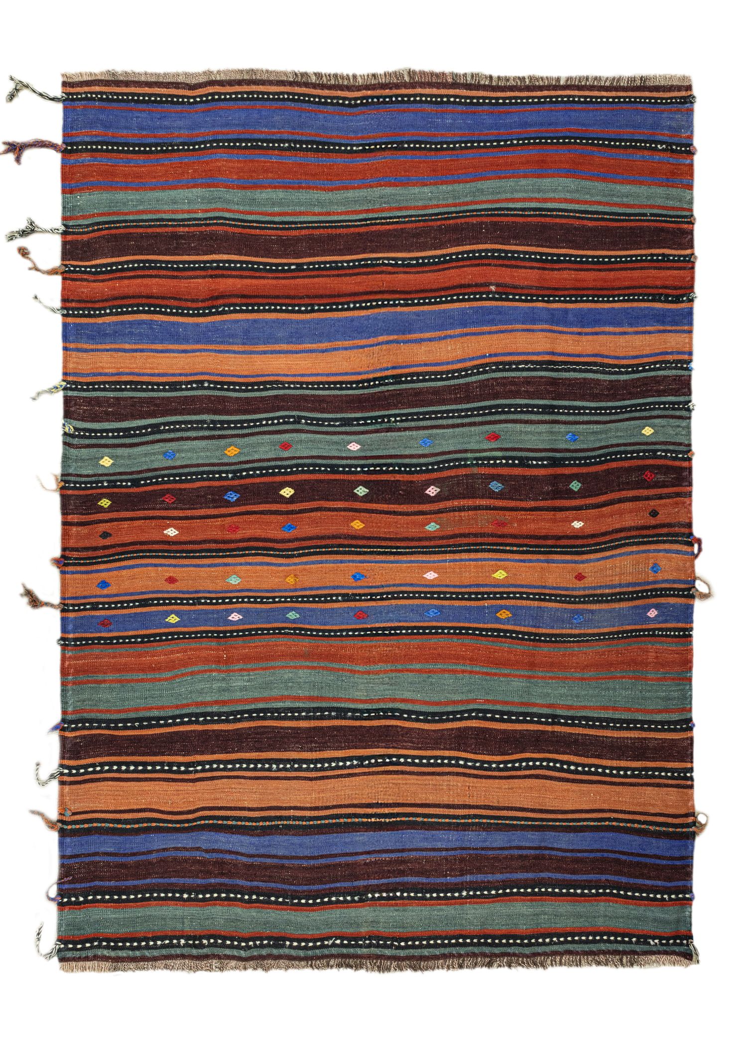 Arvin El Dokuma Kök Boya Kilim 147x203 cm